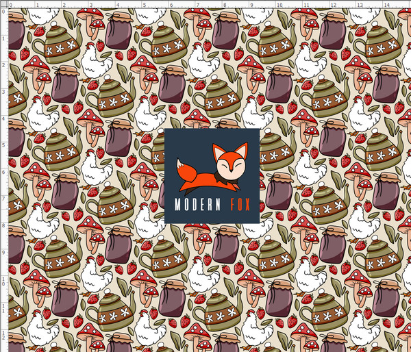 FRM19 - Farmhouse Chickens Mushroom