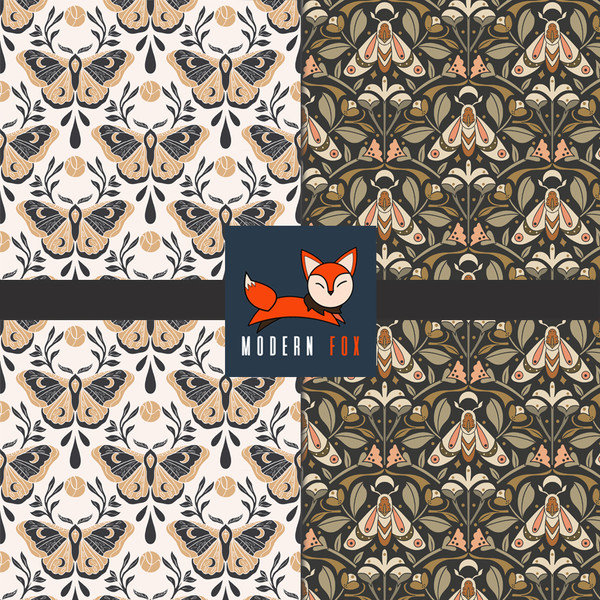 BFLY10 - Whimsigothic Moth Moon Mystic