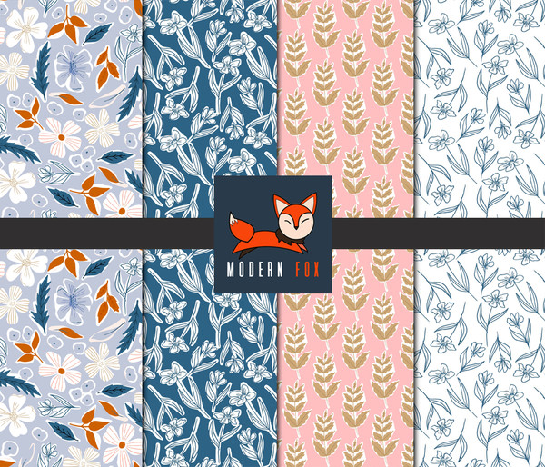 FLW383 - Happiness Blooms floral Patterns
