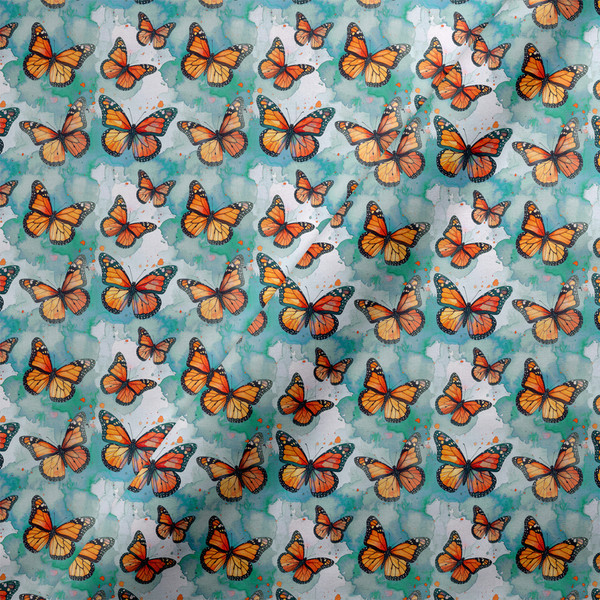BFLY11 - Watercolor Monarch butterfly