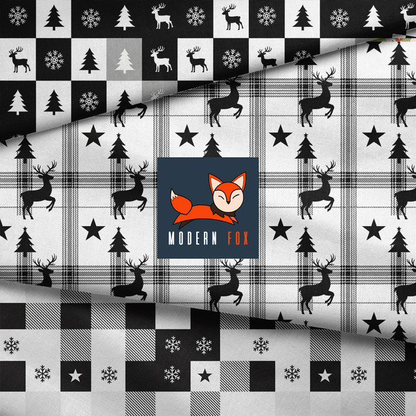 WNT478 - Black and White Christmas