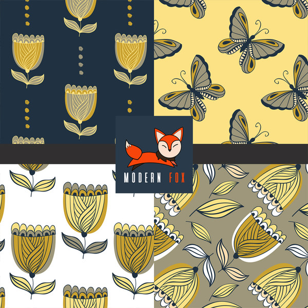 Butterfly and Flower (FLW248)