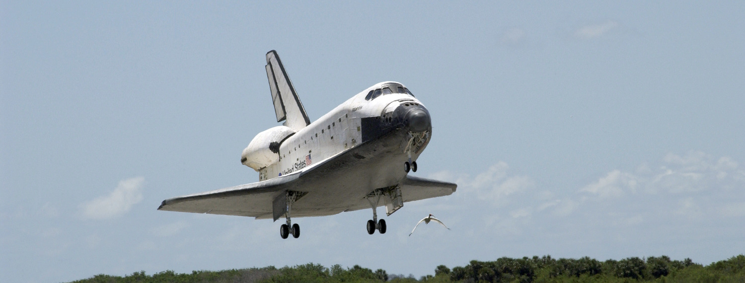 Photo of the Space Shuttle