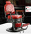Gabriel Designer Vintage Barber Chair - Red