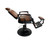 Gabriel II Designer Vintage Barber Chair - Hazelnut Edition