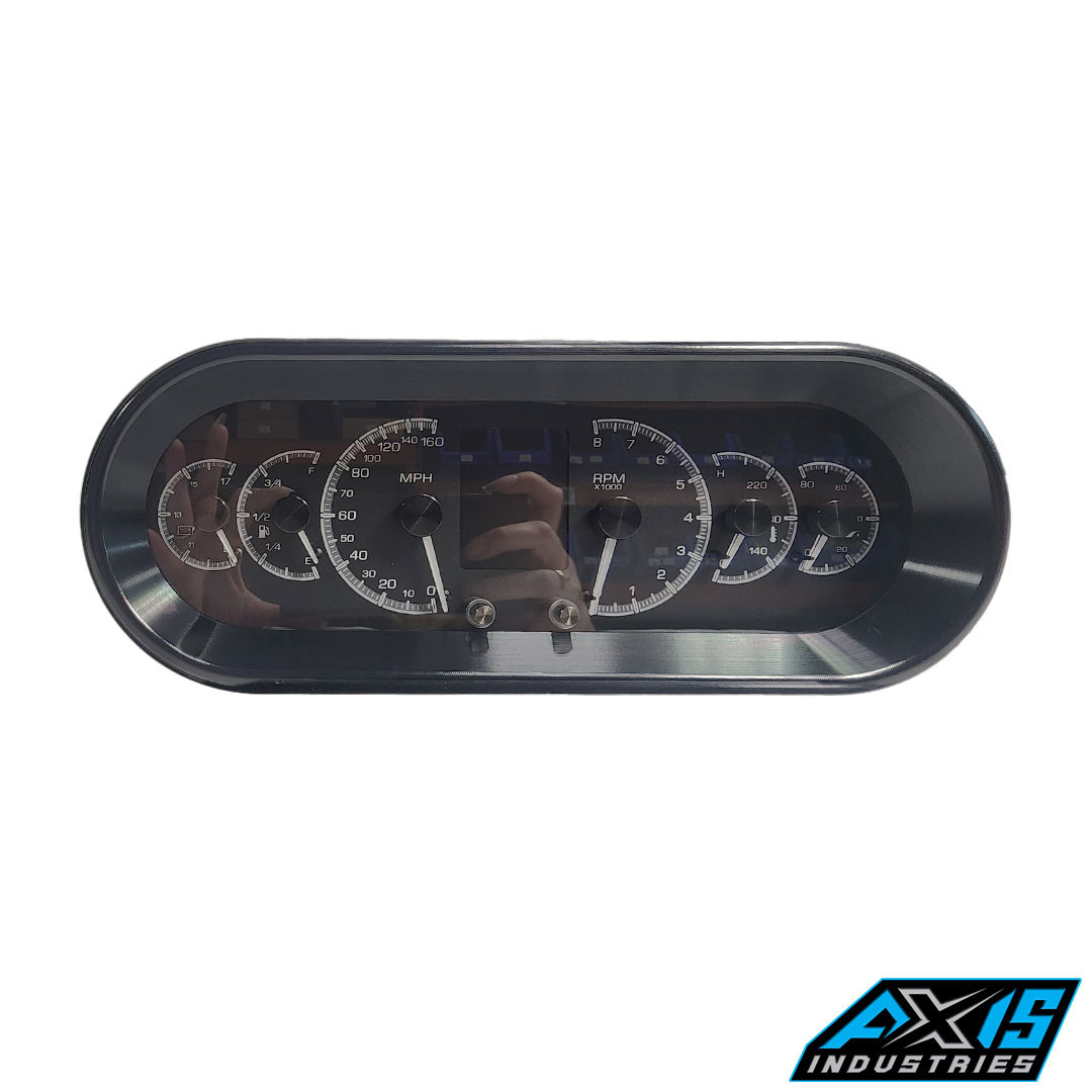 HDX-2018 Gauge Cluster, Custom Black Bezel - Axis Industries USA
