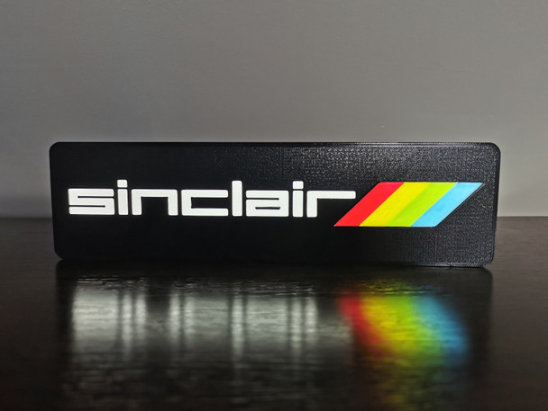 Celebrate the legacy of Clive Sinclair and the ZX Spectrum with our USB LED sign. Perfect for illuminating your gaming collection, powered by a 2m USB cable.