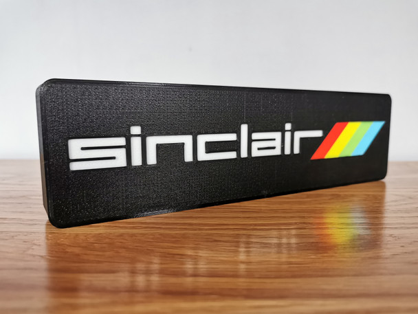 Sinclair USB Led Sign, ZX Spectrum Night Light, ZX81, ZX80, USB Sinclair Logo, Retro Gamer, Gaming Gadget, Sir Clive Sinclair, Vintage Gamer