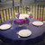 Leatherette Tablecloth-Eggplant