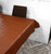 Croc Embossed Leatherette Tablecloth- Copper