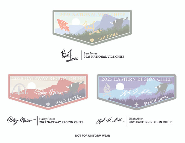 Endowment - 2025 National Officer Commemorative Flap Set
