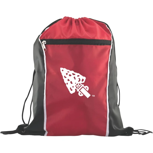 OA - Zippered Cinch Pack Drawstring Bag [Pack of qty. 25]