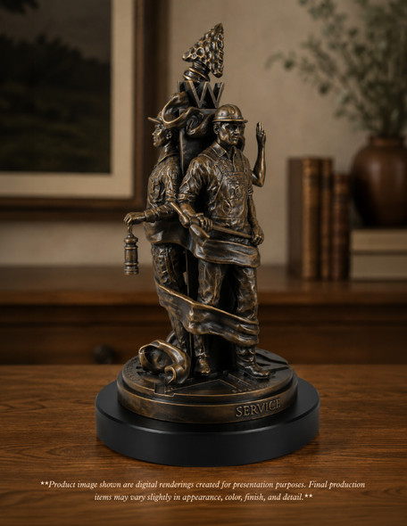 Endowment - Statue 6in - Legacy of Brotherhood, Cheerfulness, and Service