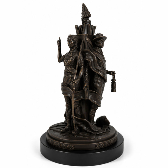 Endowment - Statue 6in - Legacy of Brotherhood, Cheerfulness, and Service