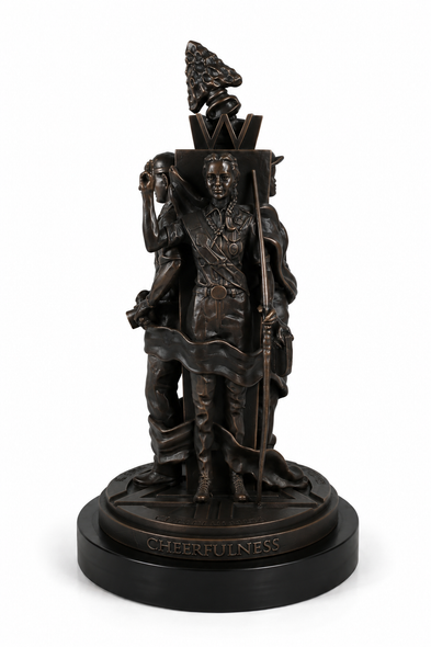 Endowment - Statue 6in - Legacy of Brotherhood, Cheerfulness, and Service