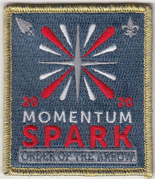 2020 Momentum Spark - Patch - Participation Award (gold)