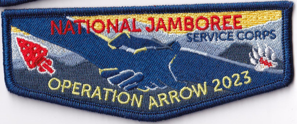 2023 Jamboree - Patch - Service Corps Staff Flap