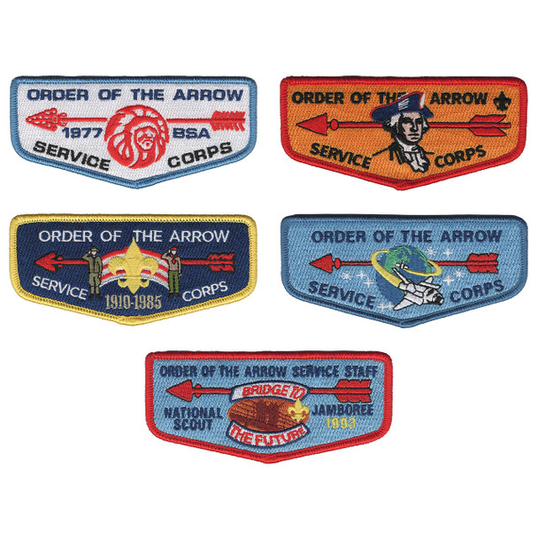 2026 National Jamboree - Patch - Service Corps Legacy Flap Set