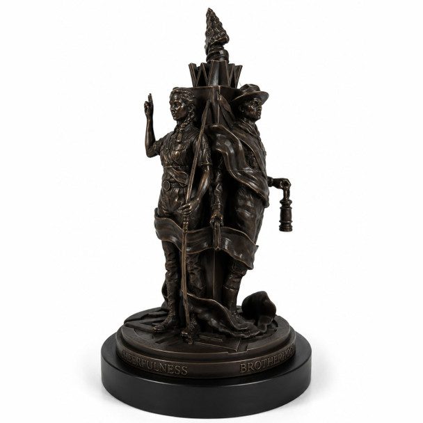 Endowment - Statue 6in - Legacy of Brotherhood, Cheerfulness, and Service