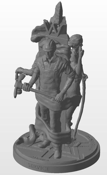 Endowment - Statue 10in - Legacy of Brotherhood, Cheerfulness, and Service