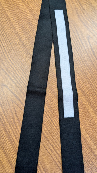 Ceremonial Historic Sashes - 2 Sash Set (Black & White Sashes)
