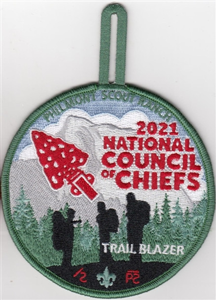 2021 NCOC - Patch - Trailblazer Participation Award (green)