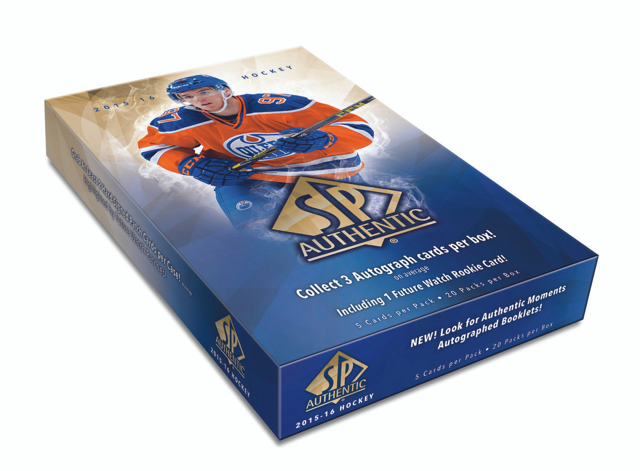 201516 Upper Deck SP Authentic Hockey 201516 Upper Deck SP Authentic Hockey