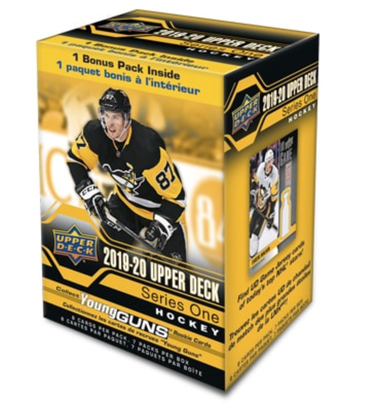 2019-20 Upper Deck Series 1 Hockey Blaster Box