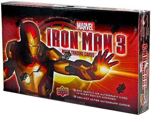 2013 Upper Deck Marvel Iron Man 3 Trading Card Box Hobby