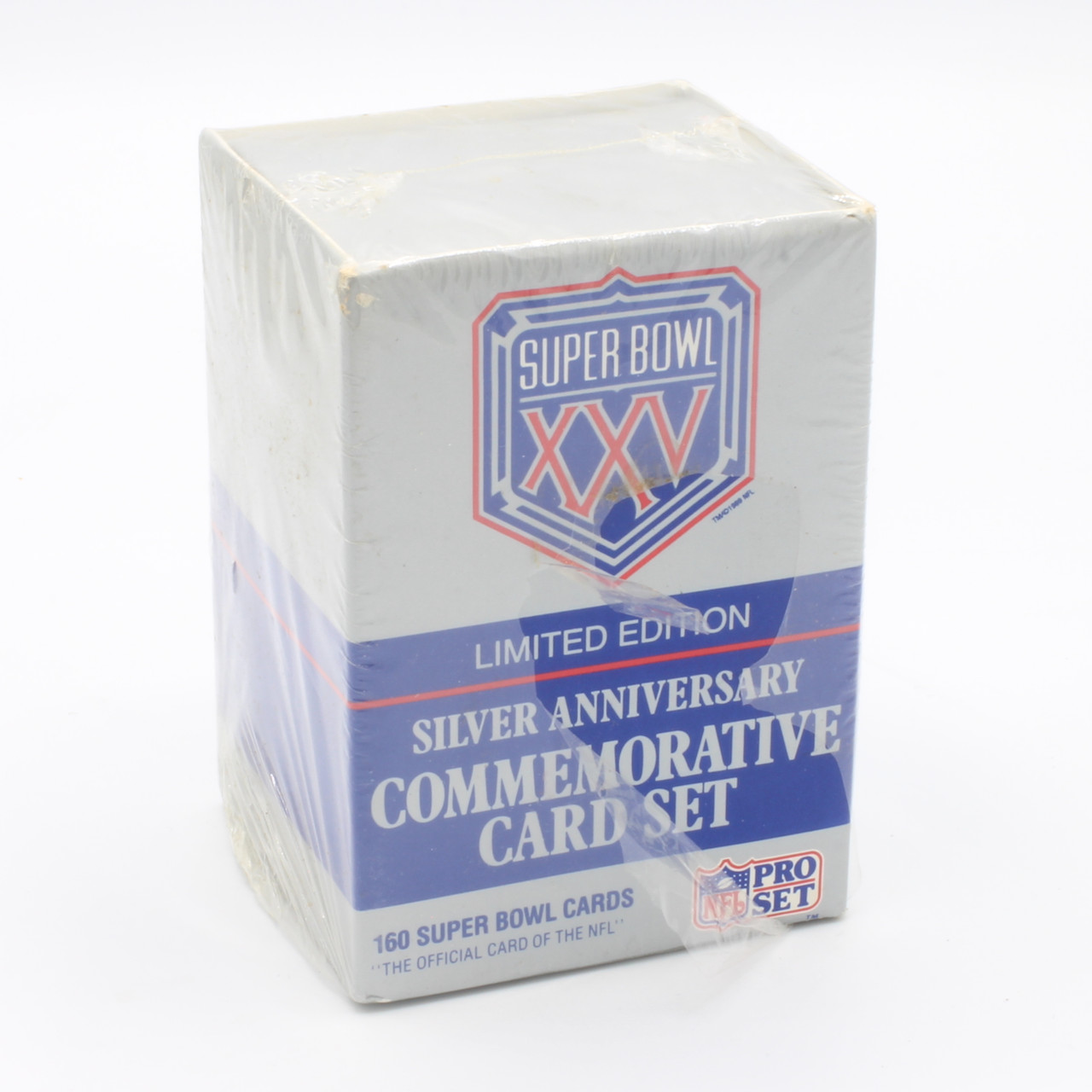 super bowl xxv limited edition silver anniversary commemorative card set Pro Set Please Message us with any questions 1990 Pro Set Super Bowl