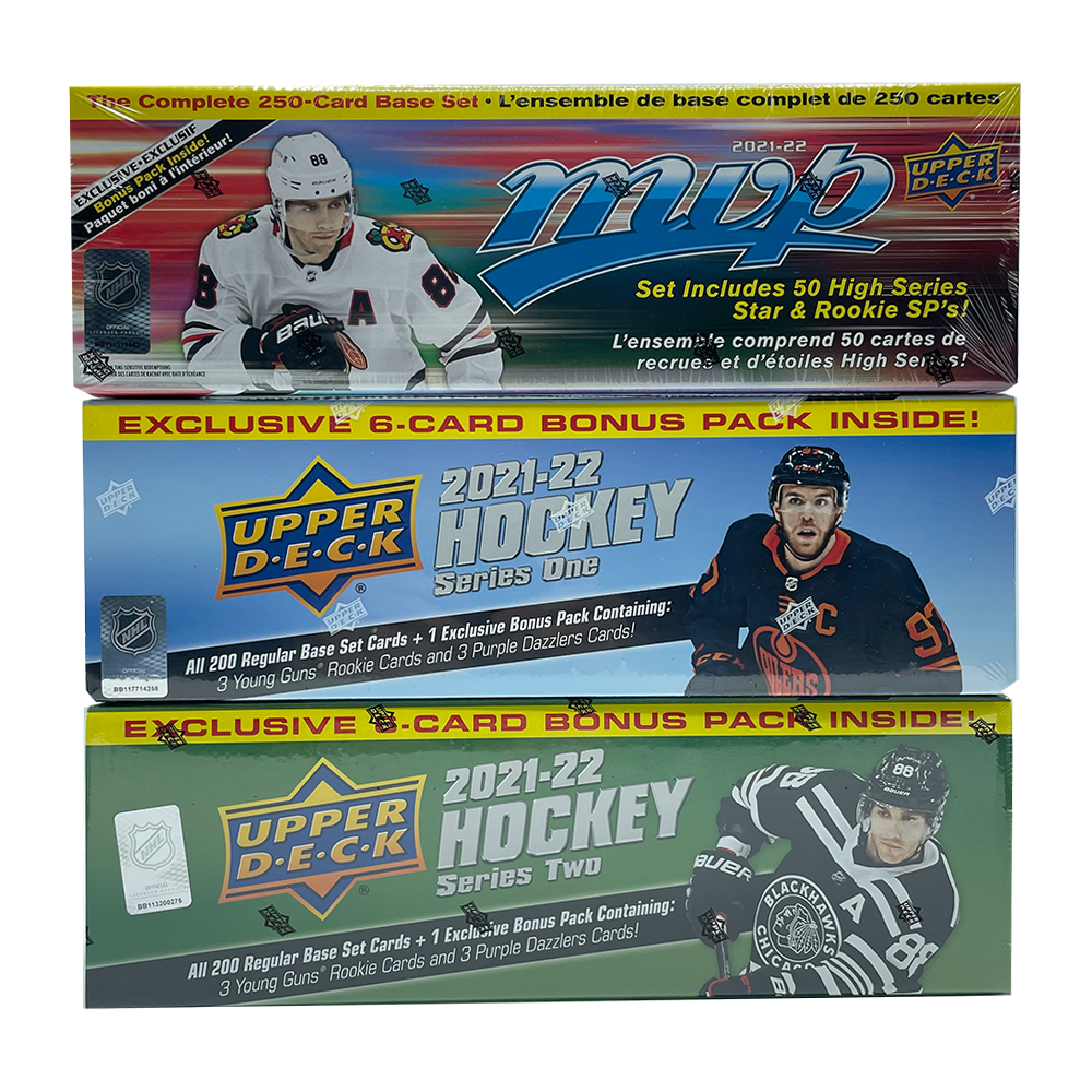202122 Factory Sets (3 Set Bundle MVP, Series 1 & 2 Fanatics Exclusive)