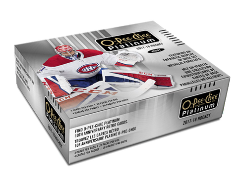 2017-18 Upper Deck O Pee Chee Platinum Hockey Hobby Box