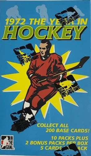 2009-10 In the Game Year in Hockey 1972 Hockey Blaster Box