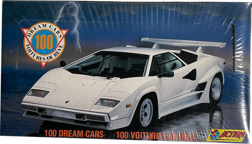 1991 Panini Action Dream Cars Trading Card Box