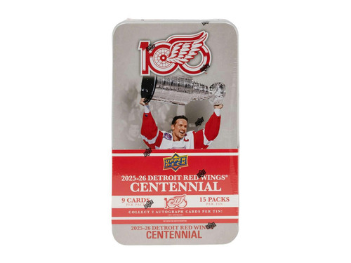 2025-26 Upper Deck Detroit Red Wings Centennital Hockey Hobby Box