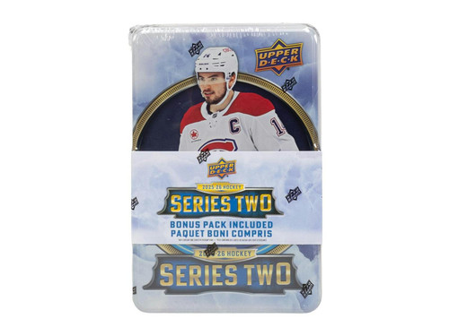 2025-26 Upper Deck Series 2 Hockey Tin Box
