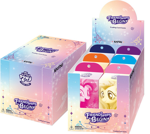 2026 Kayou My Little Pony TCG Friendships Begin Starter Set Display