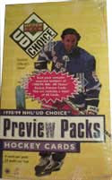 1998-99 Upper Deck Choice - Preview Packs Hockey