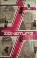 2001-02 Be A Player Signature Hockey