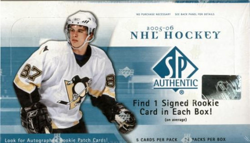 2005-06 Upper Deck SP Authentic Hockey