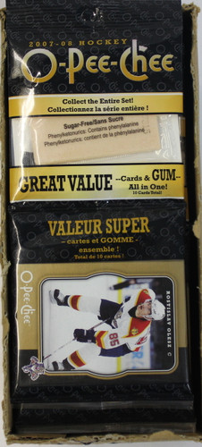 2007-08 Upper Deck O Pee Chee (Retail) with GUM Hockey