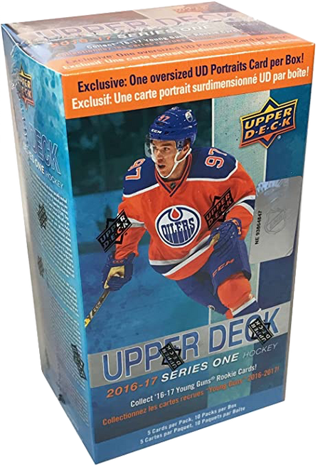 2016-17 Upper Deck Series 1 Hockey Blaster w/Oversized Portrait