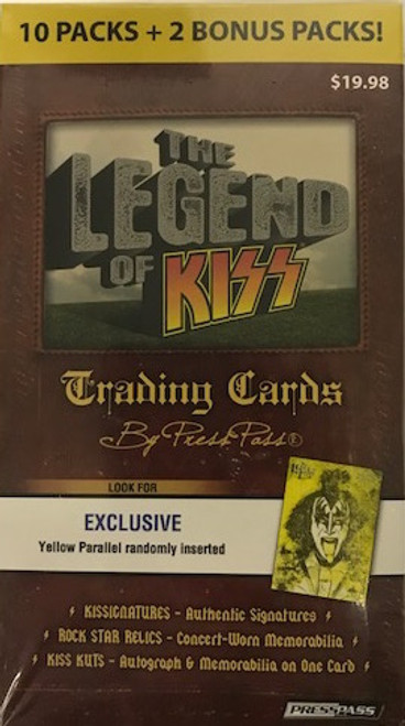 2010 Press Pass Legends of KISS Trading Card Blaster Box