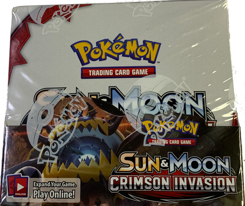 Sun & Moon SM4 Crimson Invasion Booster Box Pokemon