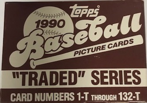 1990 Topps Traded Series Set (132 Cards) Baseball