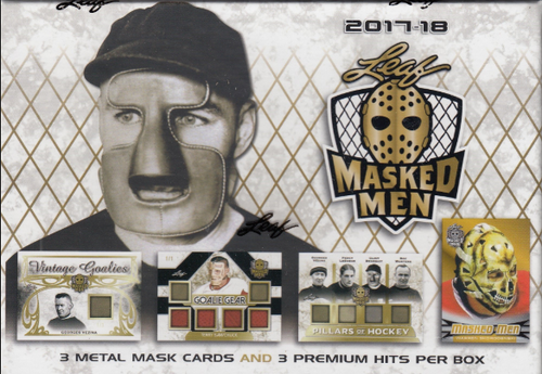 2017-18 Leaf Masked Men Hockey Hobby Box