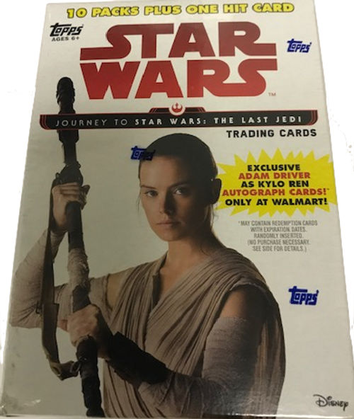 2017 Topps Star Wars Journey to the Last Jedi Blaster Box - Walmart Exclusive