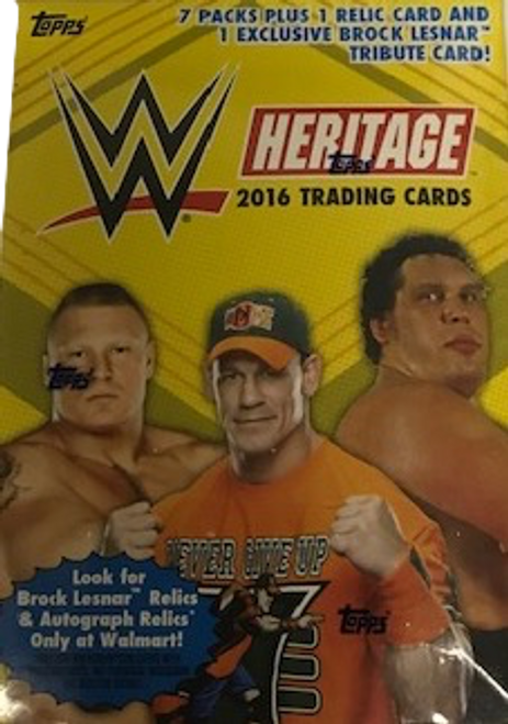 2016 Topps WWE Heritage Wrestling Blaster Box -  Walmart Exclusive