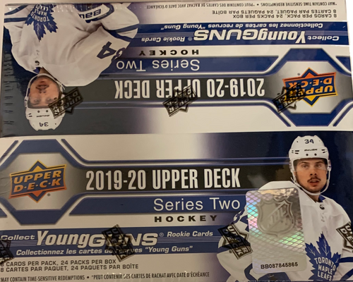 2019-20 Upper Deck Series 2 Hockey Retail Box