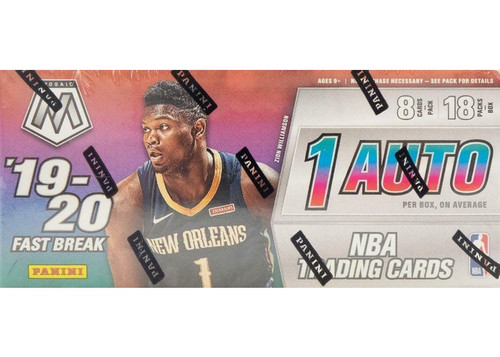 2019-20 Panini Mosaic Basketball Fast Break Box